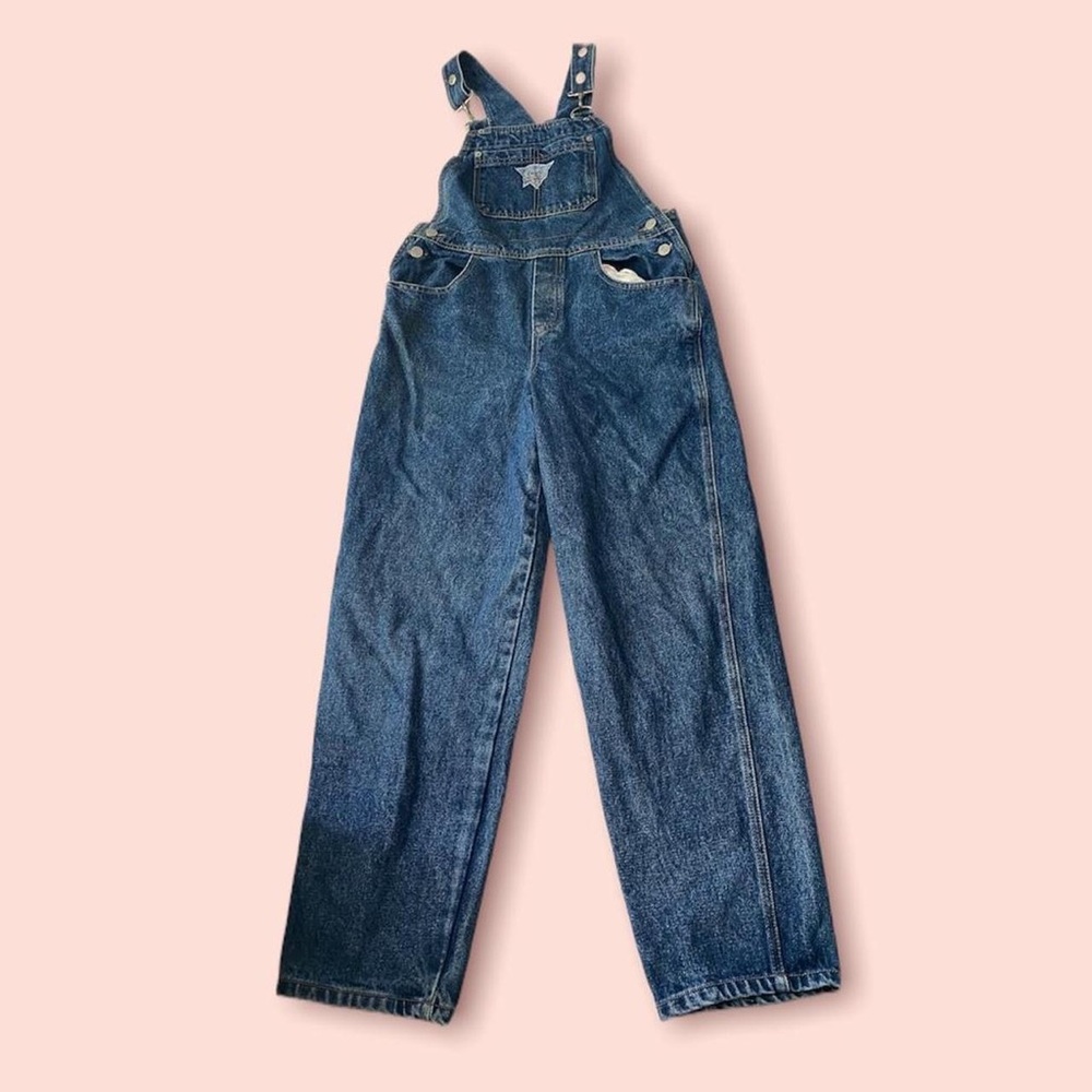 Guess Blue Denim Women’s Overalls - Picture 2 of 4